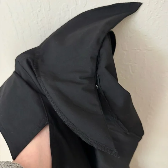 NWT IRO Foxton Long Black Trench Coat Belted Oversized 100% Cotton Poplin 36/S - Picture 14 of 15